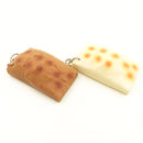 Brown Rice Cake Squishy Squeeze Stretch Stress Reliever Slowing Rising Toy Gift Phone Bag Strap