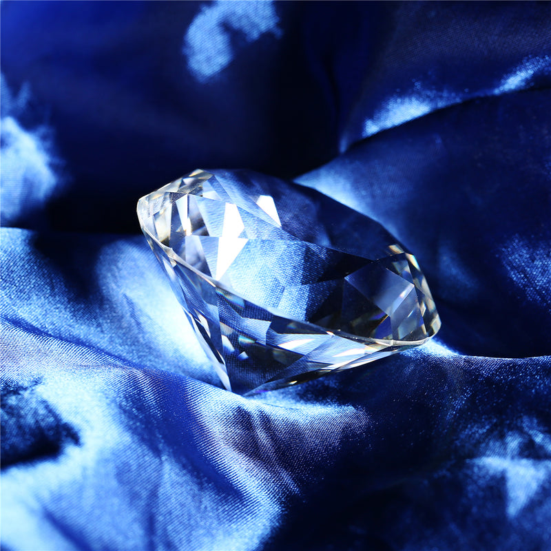 60mm Big K9 Crystal Clear Diamond Glass Art Paperweight Decorations Ornament Creative Gifts