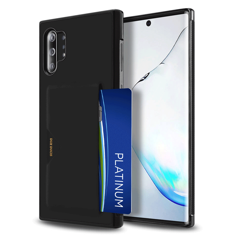DUX DUCIS with Credit Card Slot PU Leather Shockproof Protective Case for Samsung Galaxy Note 10 Plus / Galaxy Note 10+ 5G
