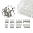 40pcs 2p 3p 4p 5p 2.54mm Pitch Terminal / Housing / Pin Header Connector Wire Connectors Adaptor