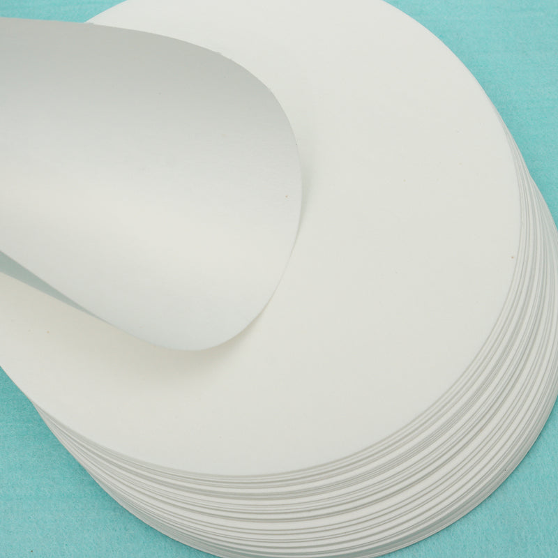 100Pcs/Set 7/9/11/12.5/15/18cm Qualitative Filter Paper Circular Funnel Filter Sheet Fast Speed 20-25um