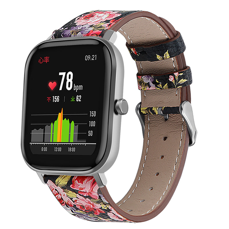 Bakeey 20mm Genuine Leather Watch Band For Amazfit GTS/Bip/Bip Lite Smart Watch