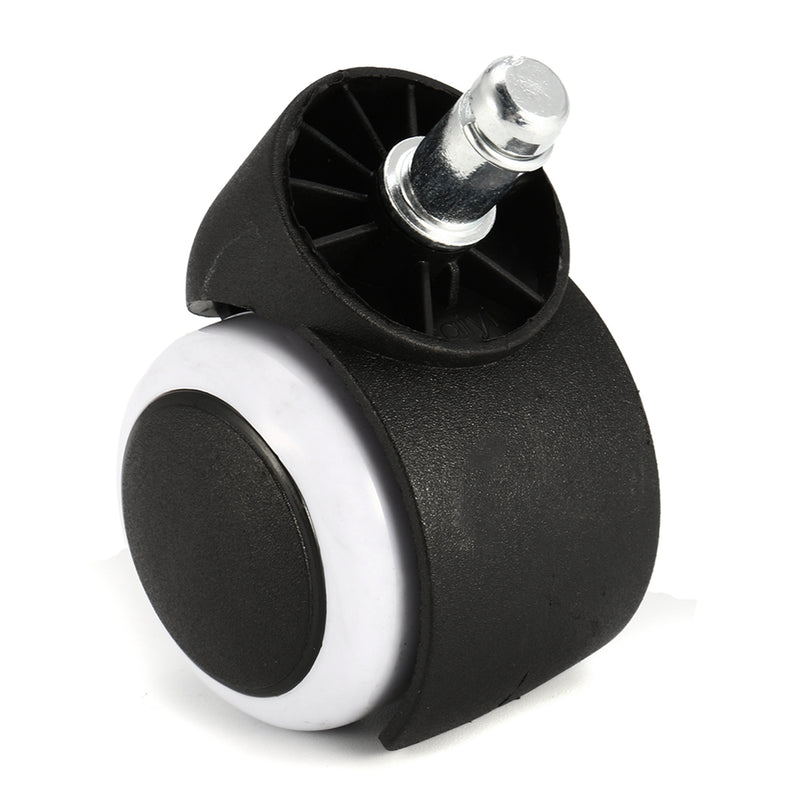 5Pcs 2 Inch Universal Office Home Chair Rubber Caster Wheels Floor Funiture Replacement