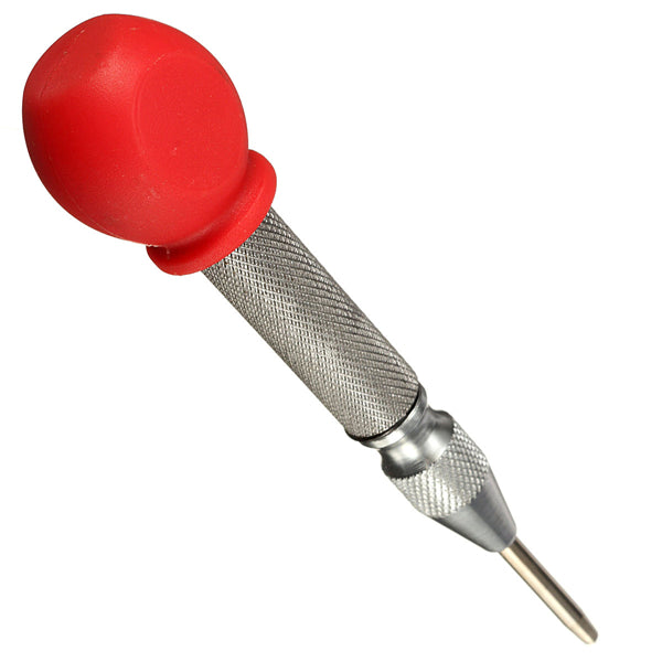 Automatic Hole Punch Center Pin Spring Loaded Adjustable Broken Window Tool