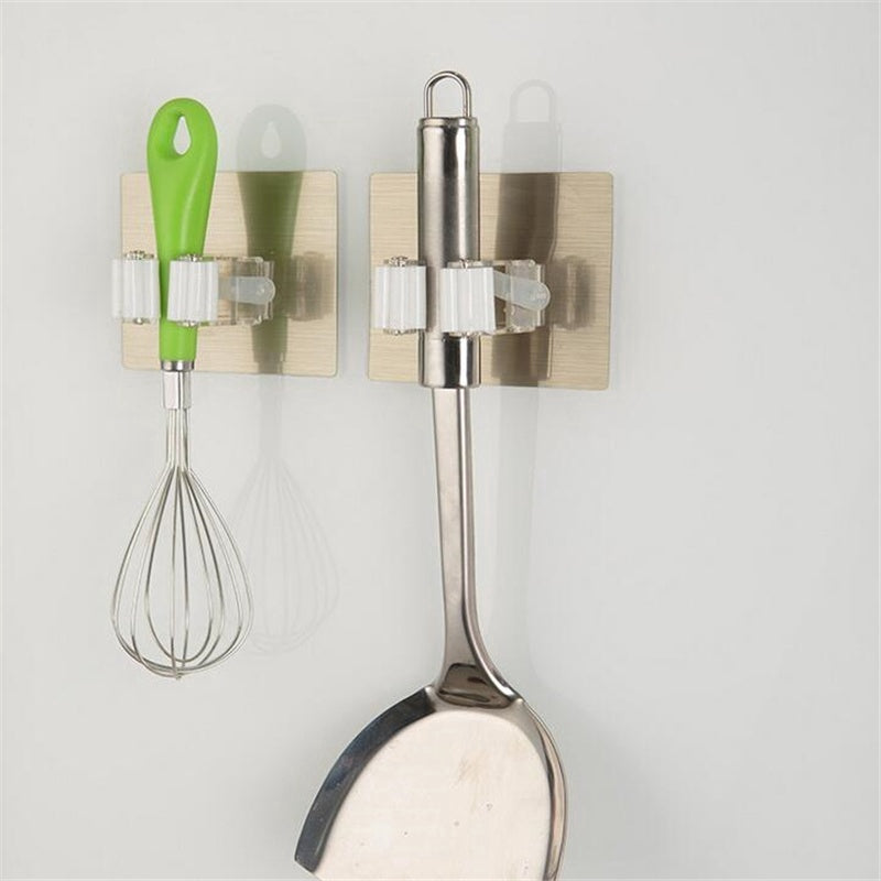 Multifunction Broom Mop Holder Bathroom Wall Sticker