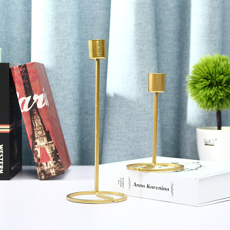Nordic Style 3D Geometric Candlestick Metal Wall Candle Holder Sconce Home Decor