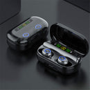 V10 Three Digital Display TWS Wireless bluetooth 5.0 Earbuds Earphone Waterproof Bass Headset with Charging Box