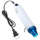 110V 300W Heat Shrink Hot Air Temperature Electric Power Nozzle White Tool