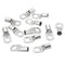 12 Pcs 1/0 AWG Copper Cable Lugs 3/8" Electrical Terminal Block Wire Connectors