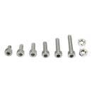 Suleve M4SH1 M4 Stainless Steel Hex Socket Cap Head Screws Bolts Nuts Assortment Kit 250Pcs