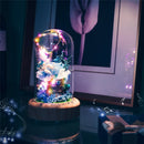 Rose Bottle Table Lamp Wireless bluetooth Speaker Rechargeable LED Night Light Home Decoration
