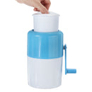 Manual Ice Crusher Shaver Portable Household Snow Cone Maker Crushing Hand Cran