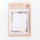 Japanese Stationery Creative Stick Notes Retro Notebook Message Post 10 Pcs