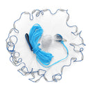 ZANLURE 2.4M Fishing Net Nylon Monofilament Mesh Gill Easy Throw Casting Fishing Tool Fishing Net