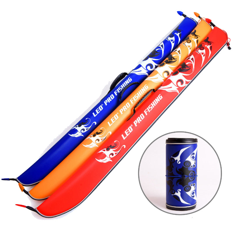 LEO 1.2M Outdoor EVA Fishing Backpack Portable Waterproof Foldable Fishing Rod Bag
