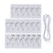 60pcs 3V SMD Lamp Beads with Optical Lens Fliter and 2M Wire for 32-65 inch LED TV Repair