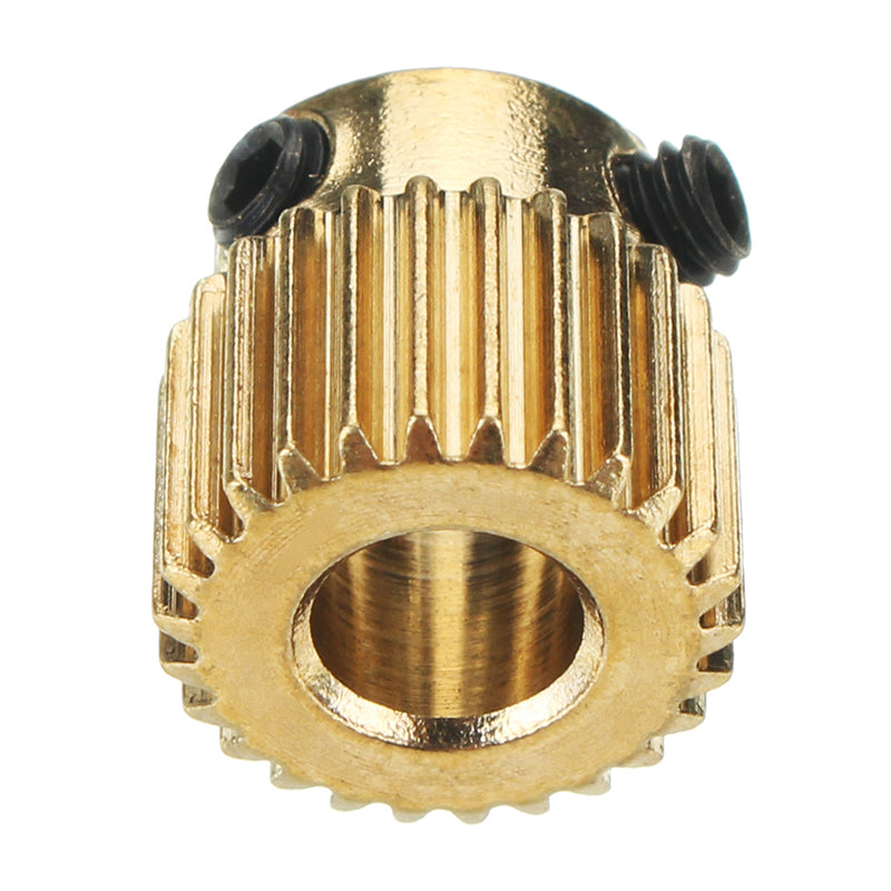 JGAURORA 26 Teeth 5mm Brass Extrusion Wheel Gear For 3D Printer