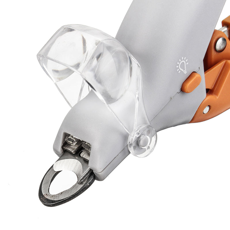 Illuminated Light Pet Nail Clipper for Cats and Dogs Trimmer Grinder Grooming