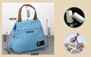 Fashion Portable Insulated Canvas lunch Bag Thermal Food Picnic Cooler Lunch Bags Lunch Box Bag