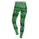 Women Christmas Printed Leggings Yoga Casual Elastic Fitness  Elastic Training Pencil Pants