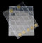 10Pcs Plastic Coin Holders Collection Storage Money Album Cases 30 Sections