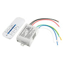 4 Way ON OFF Wireless Remote Control Switch Receiver Transmitter for LED Lamp