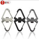 Outdoor Camping Stainless Quickdraw Multifunctional Bottle Opener Keychain Camping Equipment