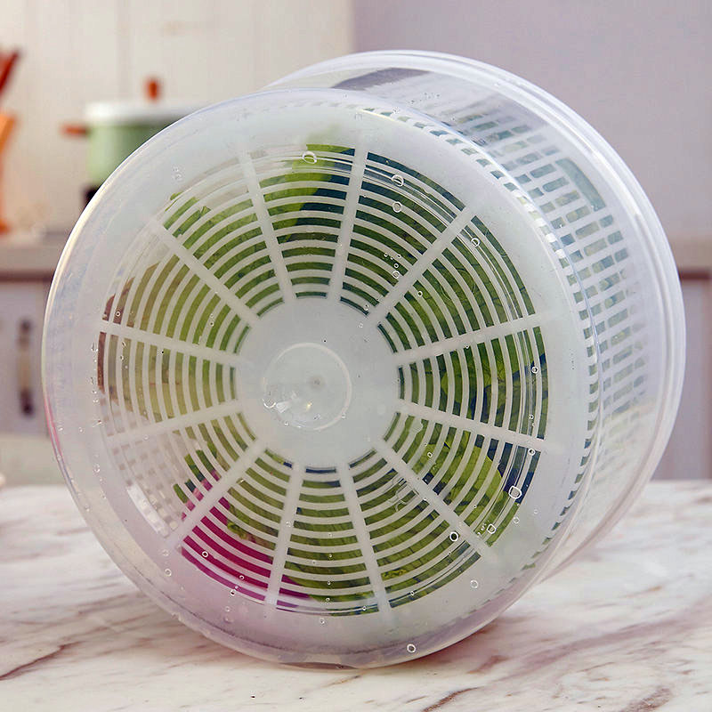 Honana HN-SP1 Easy Spin Salad Spinner Vegetable And Fruit Dryer Multifunction Kitchen Tools