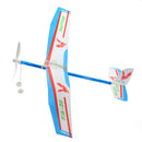 Elastic Rubber Band Powered DIY Propeller Plane Toy Kit Aircraft Model OutdoorToy