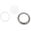 Waterproof 60 Degree LED Lens Optical Glass 66mm + Aluminum Ring For 20W 30W 50W 100W High Power Chip