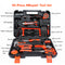 HB New 45 Pcs Household Hand Tool Set Wood Working Tools Plastic Toolbox Storage Case Hand Tool Set G eneral Tools Kit