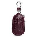 4*2*8CM Genuine Leather Car Key Case Bag Keychain Remote Protector Cover Universal