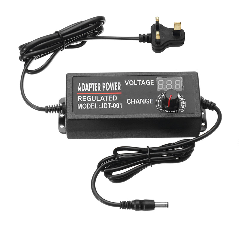 Excellway 3-12V 5A 60W AC/DC Adapter Switching Power Supply Regulated Power Adapter Display