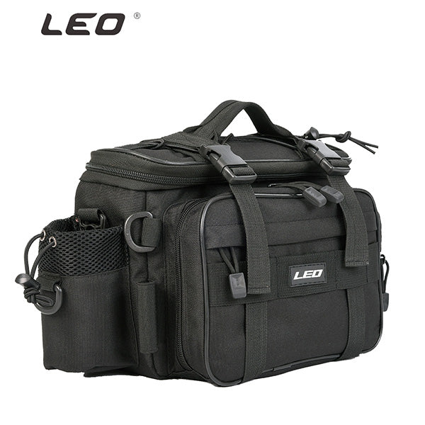 LEO 1000D Waterproof Oxford Cloth Fishing Tackle Bag Large Capacity Outdoor Waist Pack 40*17*20cm
