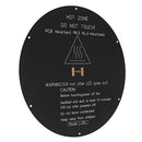 FLSUN 12V 180W 220*3mm Aluminum PCB MK3 Round Delta Rostock Heated Bed For 3D Printer