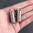 IPRee EDC Mini Waterproof Pill Case Titanium Seal Storage Tank Holder Container Outdoor Camping
