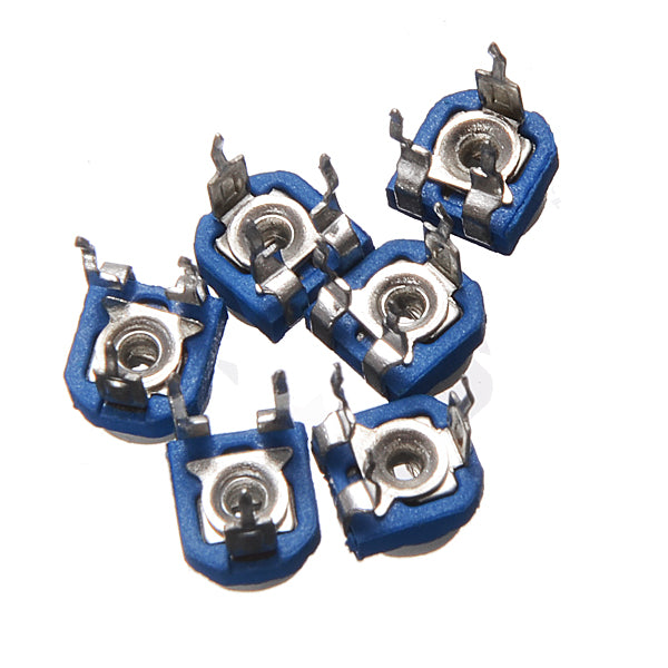 5 x 100pcs RM065 Horizontal Trimpot Potentiometer Assortment Kit With Storage Box