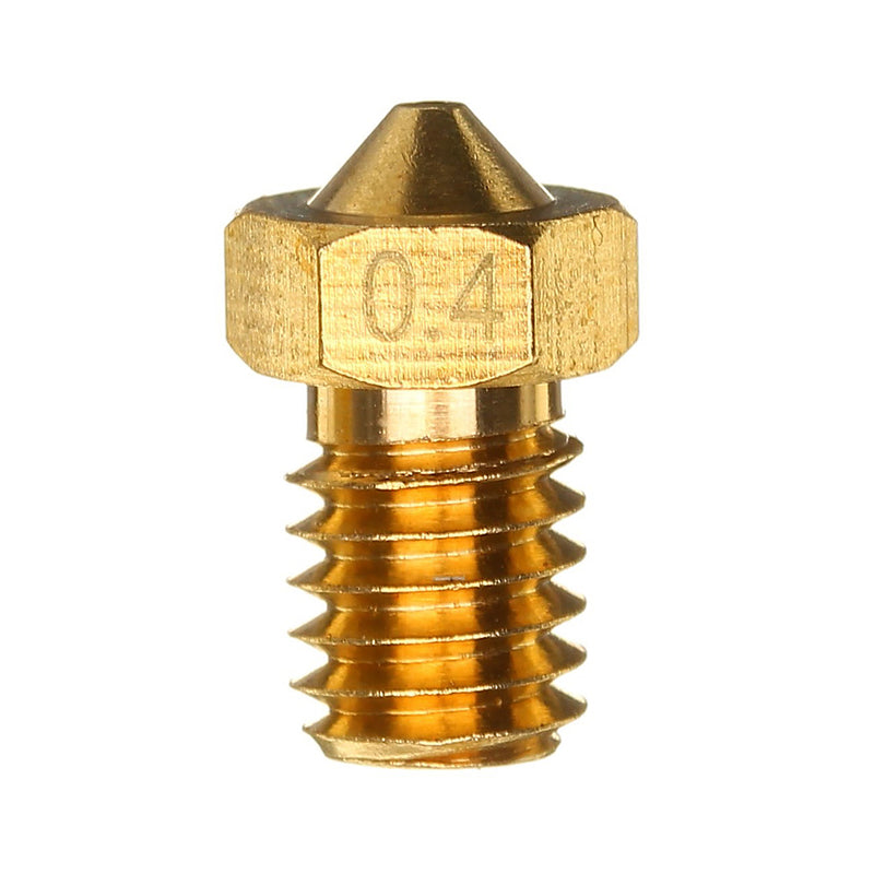 TRONXY V6 0.2/0.3/0.4/0.5/0.6/0.8mm M6 Thread Brass Extruder Nozzle For 3D Printer Parts