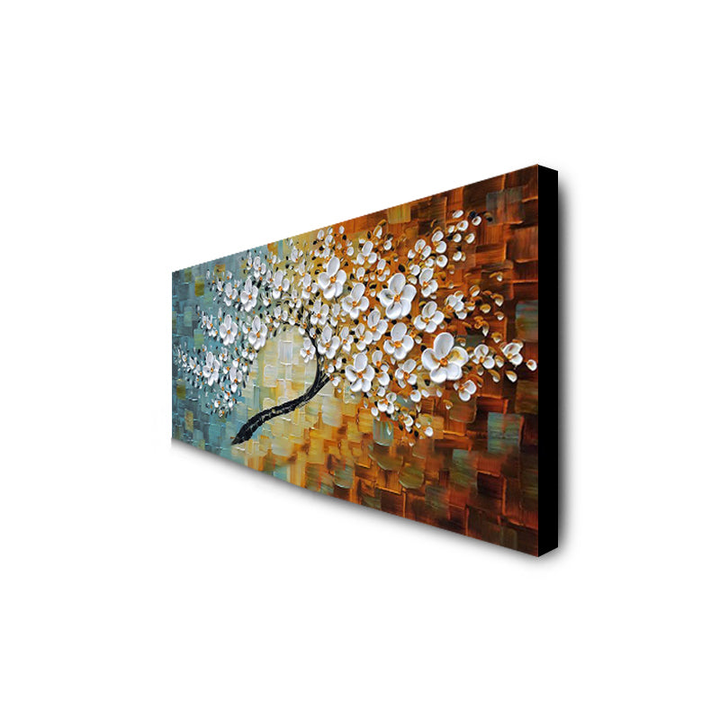 Hand Painted Oil Paintings Floral Modern Stretched Canvas Wall Art For Home Decoration Paintings