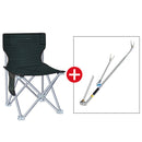 Outdoor Portable Folding Chair Camping Picnic BBQ Seat Stool Seat Max Load 500lbs