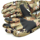 Winter Waterproof Tactical Gloves Camouflage Genuine Leather Warm Sports Ski Gloves
