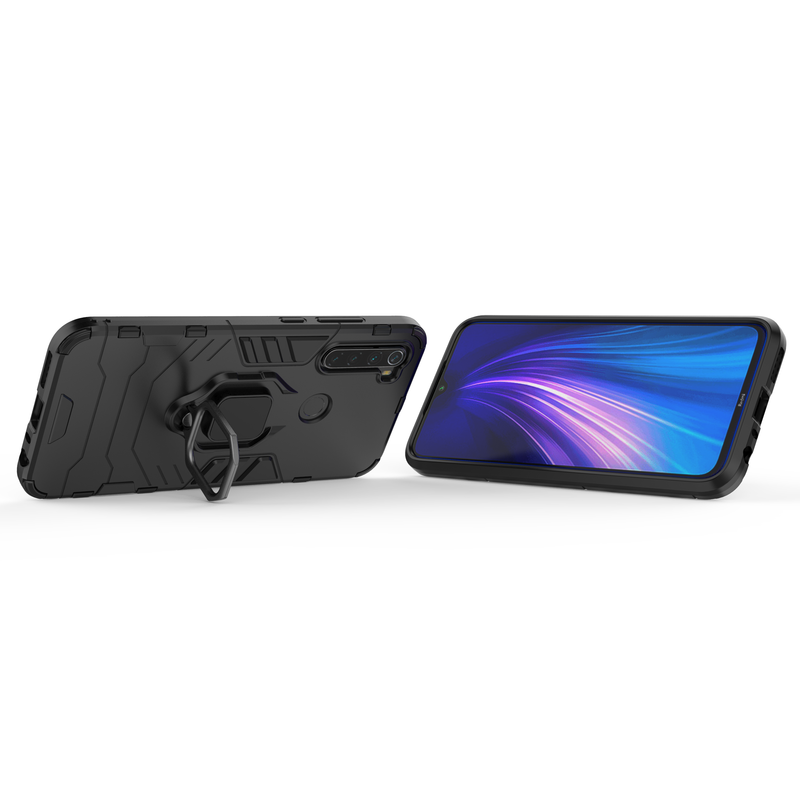 Bakeey Armor Magnetic Card Holder Shockproof Protective Case For Xiaomi Redmi Note 8