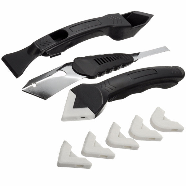 3Pcs Silicone Scraper Caulking Grouting Sealant Finishing Cleaning Tool Kit