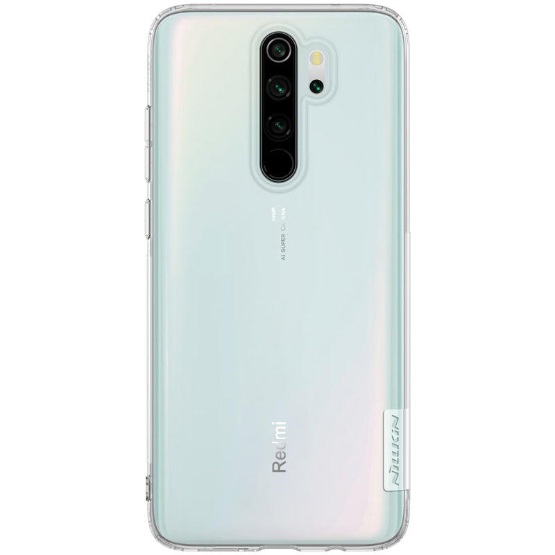 NILLKIN Crystal Clear Transparent Bumpers Shockproof Soft TPU Protective Case for Xiaomi Redmi Note 8 Pro