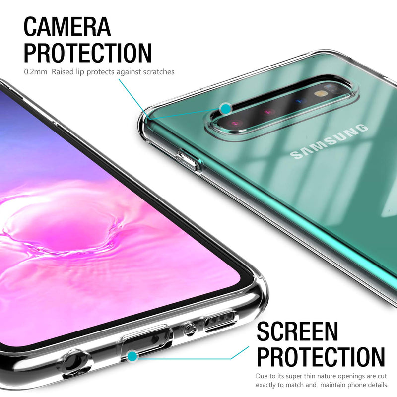 Bakeey Clear Protective Case For Samsung Galaxy S10 6.1 Inch Transparent Soft TPU Back Cover