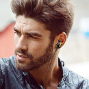 T2 Dual Dynamic 3.5mm Wired Control Earphone In-ear Stereo Earbuds Sports Outdoors Headphone with Mic