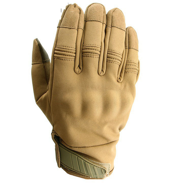 Three Soldiers Full Finger Tactical Gloves Touch Screen Slip Resistant Glove For Cycling Camping Hunting