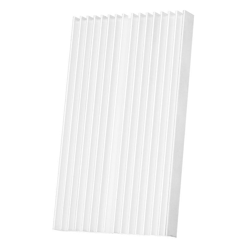 5pcs 100x60x10mm Short Toothed Aluminum Alloy Heat Sink Radiator