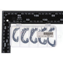 LEO 50pcs/lot 5 Sizes High-carbon Steel Fishing Hook Worm Frog Lure Hooks Bait Hooks With Box