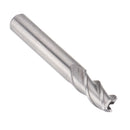 Drillpro 4-10mm HSS-CO 3 Flutes Milling Cutter CNC Milling Tool for Steel